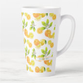Zitrusfrüchte Art Orange und Zitronen Patten Milchtasse (Rechts)