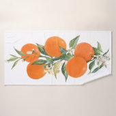 Zitrusfrüchte aus Aquarellon Badehandtuch (Badehandtuch)