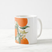 Zitrusfrüchte aus Aquarellon Kaffeetasse (VorderseiteRechts)