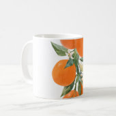 Zitrusfrüchte aus Aquarellon Kaffeetasse (Vorderseite Links)