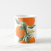 Zitrusfrüchte aus Aquarellon Kaffeetasse (Mittel)