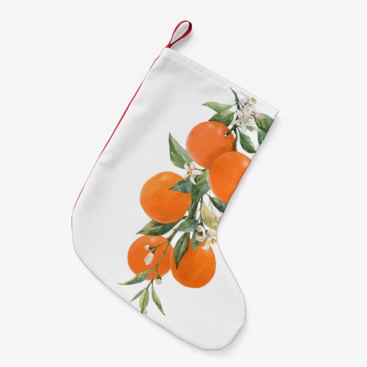 Zitrusfrüchte aus Aquarellon Kleiner Weihnachtsstrumpf (Vorderansicht (hängend))
