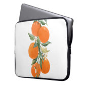 Zitrusfrüchte aus Aquarellon Laptopschutzhülle (Vorderseite Links)