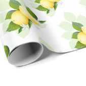 Zitrusfrüchte Botanisch Geschenkpapier (Rolleneckpunkt)