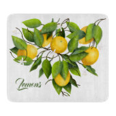 Zitrusfrüchte Botanisch Schneidebrett (Vorderseite)