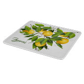 Zitrusfrüchte Botanisch Schneidebrett (Ecke)