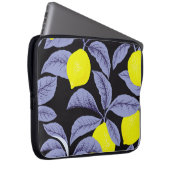 Zitrusfrüchte, botanisches Vintages Design. Laptopschutzhülle (Vorne Rechts)
