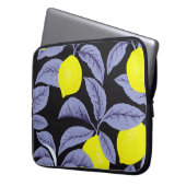 Zitrusfrüchte, botanisches Vintages Design. Laptopschutzhülle (Vorderseite Links)