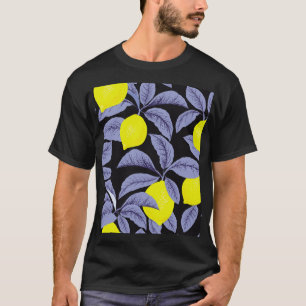 Zitrusfrüchte, botanisches Vintages Design. T-Shirt