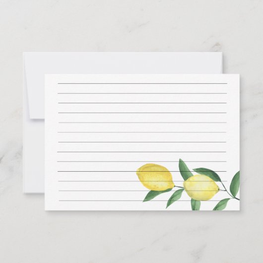 Zitrusfrüchte-Brautparty (Rückseite)