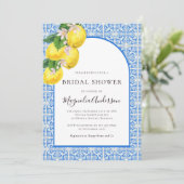 Zitrusfrüchte-Brautparty Einladung (Stehend Vorderseite)