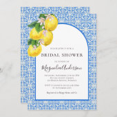 Zitrusfrüchte-Brautparty Einladung (Vorne/Hinten)