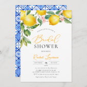 Zitrusfrüchte-Brautparty Einladung (Vorne/Hinten)