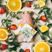 Zitrusfrüchte-Brautparty-Etikett Geschenkanhänger