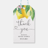 Zitrusfrüchte-Brautparty Geschenkanhänger (Vorderseite)