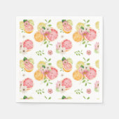 Zitrusfrüchte-Brautparty Serviette (Vorderseite)