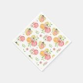 Zitrusfrüchte-Brautparty Serviette (Ecke)