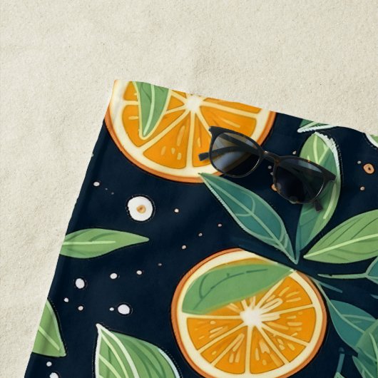 Zitrusfrüchte der Marine Strandtuch (Beispiel)