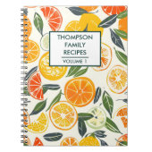 Zitrusfrüchte der orangen Mandarine Personalisiert Notizblock (Vorderseite)