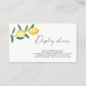 Zitrusfrüchte - Dusche anzeigen Begleitkarte (Vorderseite)