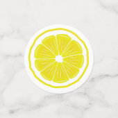 Zitrusfrüchte-Entwurfstabelle Confetti Konfetti (Klein Vorderseite)