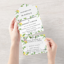 Zitrusfrüchte Exotic Garden Yellow Lemon Wedding A
