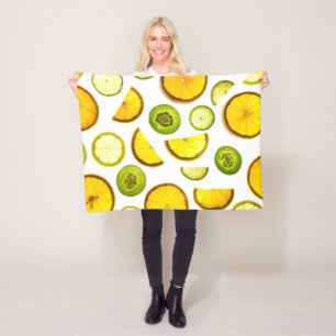 Zitrusfrüchte Fleece Blanket