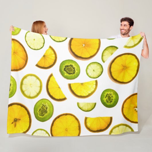 Zitrusfrüchte Fleece Blanket Frisches Design (Beispiel)