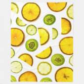 Zitrusfrüchte Fleece Blanket Frisches Design (Vorderseite)