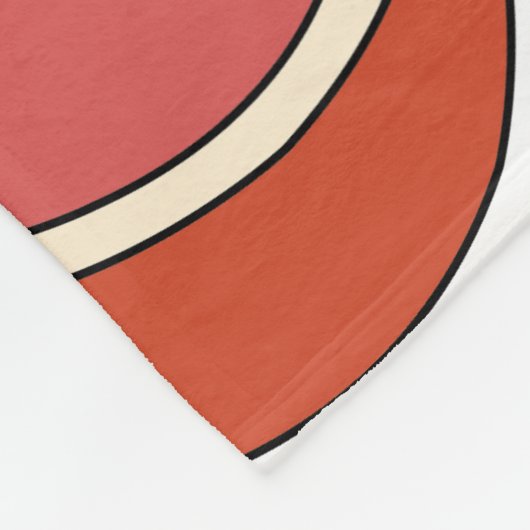 Zitrusfrüchte Fleecedecke (Ecke)