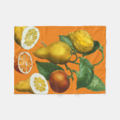 ZITRUSFRÜCHTE FLEECEDECKE (Vorderseite (Horizontal))