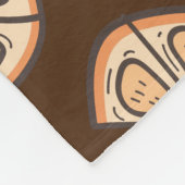 Zitrusfrüchte Fleecedecke (Ecke)