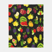 Zitrusfrüchte Fleecedecke (Vorderseite)