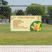 Zitrusfrüchte für den Verkauf von Obst und Gemüse, Banner (Insitu)