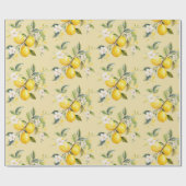 Zitrusfrüchte-Geburtstagsparty Geschenkpapier (Flach)