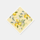 Zitrusfrüchte-Geburtstagsparty Serviette (Ecke)