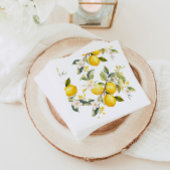 Zitrusfrüchte-Geburtstagsparty Serviette