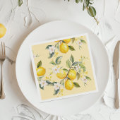 Zitrusfrüchte-Geburtstagsparty Serviette