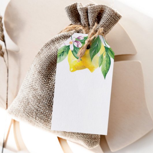 Zitrusfrüchte Geschenkanhänger