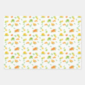 Zitrusfrüchte Geschenkpapier Set (Vorderseite 2)
