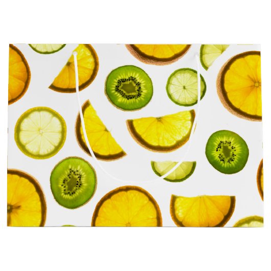 Zitrusfrüchte-Geschenktasche Große Geschenktüte (Vorderseite)