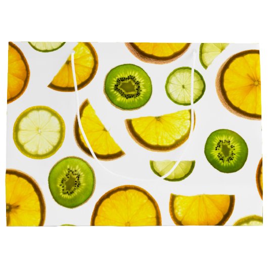 Zitrusfrüchte-Geschenktasche Große Geschenktüte (Rückseite)