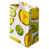 Zitrusfrüchte-Geschenktasche Mittlere Geschenktüte (Vorderseite Schrägansicht)