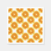 Zitrusfrüchte geschnitten Orangen Serviette (Vorderseite)