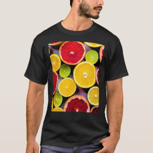 Zitrusfrüchte Grafischer T - Shirt
