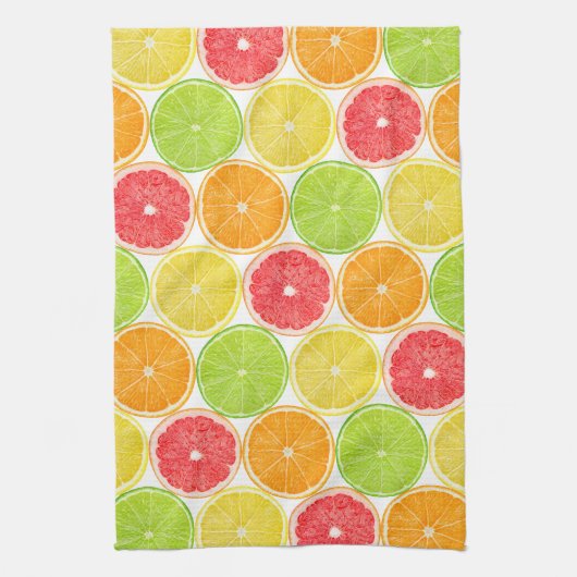 Zitrusfrüchte Handtuch (Vertikal)