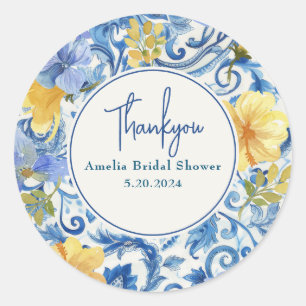 Zitrusfrüchte Hauptpresse Brautparty Runder Aufkleber