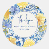 Zitrusfrüchte Hauptpresse Brautparty Runder Aufkleber (Vorderseite)