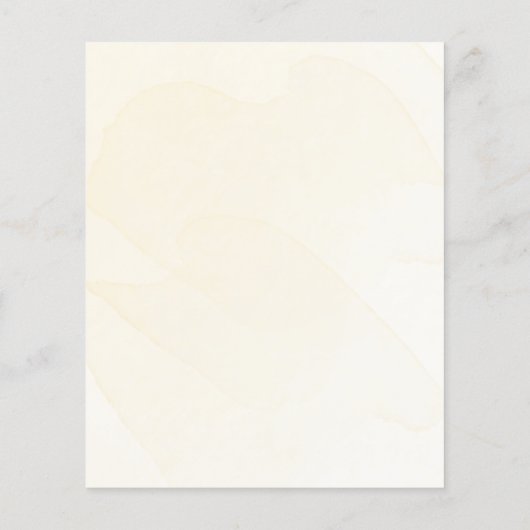 Zitrusfrüchte-Haushalt Brautdusche Einladung (Rückseite)