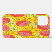 Zitrusfrüchte Helles, nahtloses Muster Case-Mate iPhone Hülle (Rückseite (Horizontal))